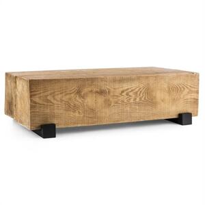 Blumfeldt Blockhouse Lounge hasáb alakú asztal, kerti asztal, timber-table, 120x30x60 cm