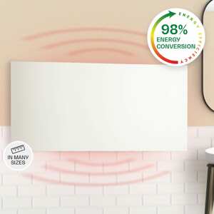 Klarstein Wonderwall Air Infinite, infravörös hősugárzó, 120 x 60 cm, 720 W, falra, távirányító, fehér