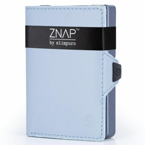 Slimpuro ZNAP, vékony pénztárca, 8 kártya, érmetartó, 8 x 1,5 x 6 cm (SZ x M x M), RFID védelem