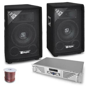 Skytec 'DJ Rookie' szett 800W PA erősítő, hangfalak, 800 W