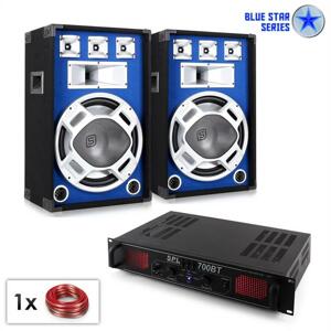 Electronic-Star Blue Star Series "Basscore Bluetooth" PA szett, 1000W