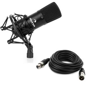 Auna CM001B stúdió kondenzátor mikrofon, fekete