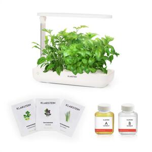 Klarstein GrowIt Flex Starter Kit Asia, kezdő csomag, 9 növény, 18 W-os LED, 2 l, Asia Seeds vetőmagok